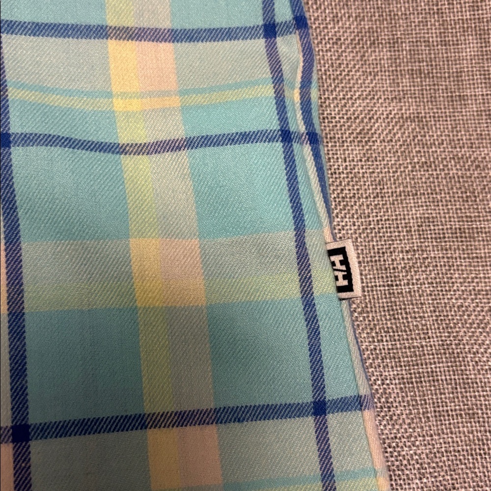 HELLY HANSEN Plaid button down flannel shirt, Sz Large. - Picture 5 of 11